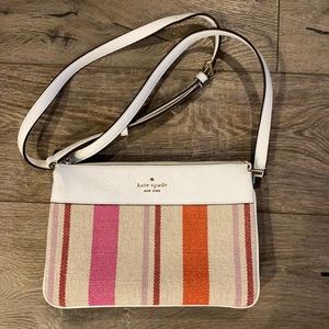 Kate Spade Leila Canvas Crossbody. Worn sparingly.